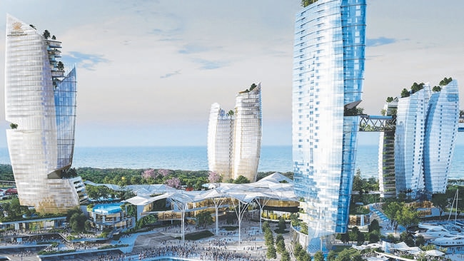 ASF’s plans for its integrated resort on The Spit.