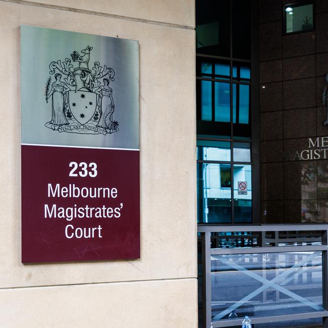 Mr Puoch fronted the Melbourne Magistrates’ Court on Moday. Picture: Aaron Francis