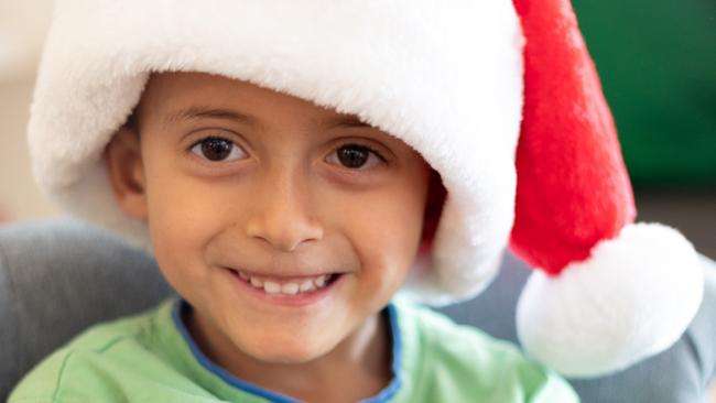 BASIL HAMBLING, 4, is looking forward to Christmas. Picture: Dominika Lis