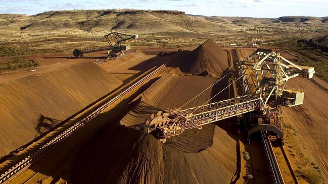 The iron ore price rose almost 4 per cent. Picture: AFP/Christian Sprogoe/Rio Tinto