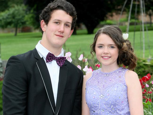 Ryan Walker and Hannah Stone at the Eastside Lutheran School formal held at the Botanical Gardens Restaurant on Friday 5 December. Pic: Carolyn Docking