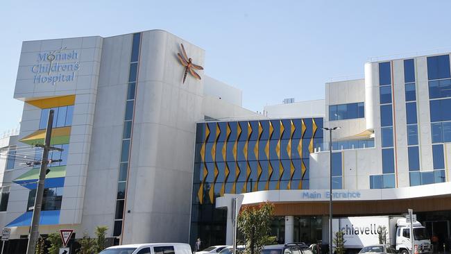 A dedicated emergency department for kids will be established next to the Monash Children’s Hospital as part of a $63 million boost in next month’s State Budget. Picture: David Caird