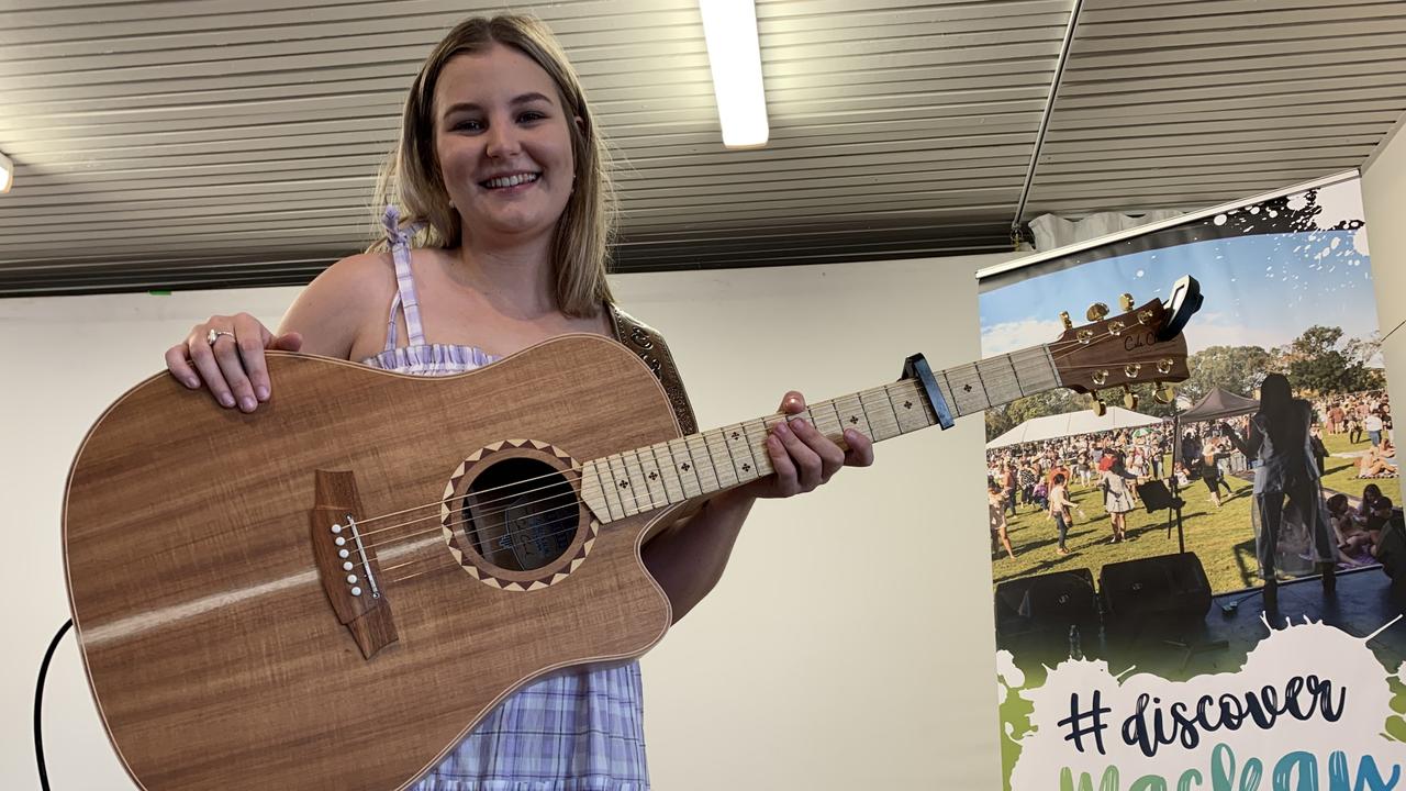 Musician Zoey Mills performed at the Mackay Show on Thursday, June 16. Picture: Duncan Evans