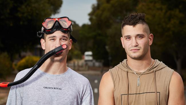 Danny and Michael Philippou are hoping YouTube fame extends into a Hollywood career. Picture: Matt Loxton