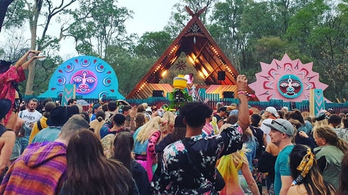 Two people have died at the Rabbits Eat Lettuce music festival. Picture: Supplied