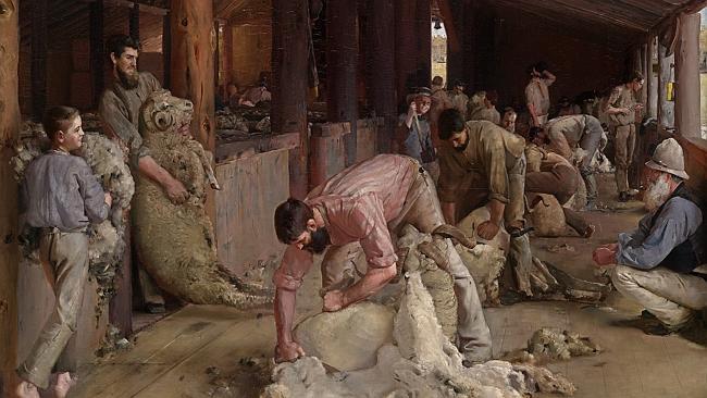 Shearing the Rams by Tom Roberts