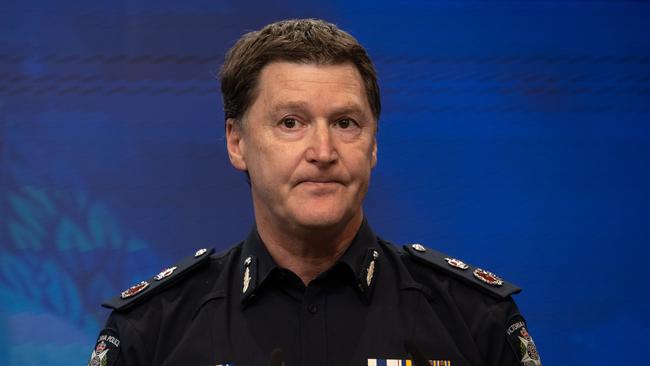 Victoria Police Chief Commissioner Shane Patton. Picture: Jason Edwards