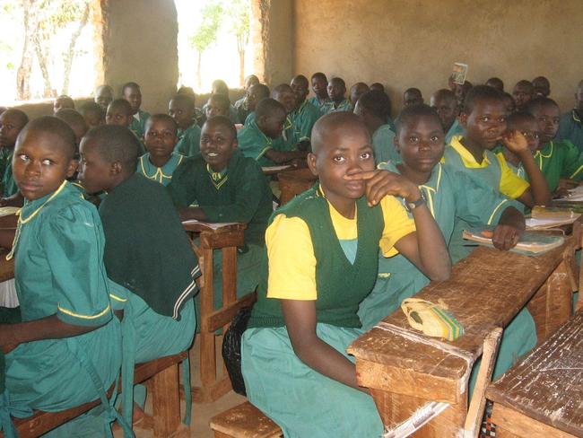 Zara and her classmates have raised more than $20,00 for students, such as these, in Kenya. (File image)