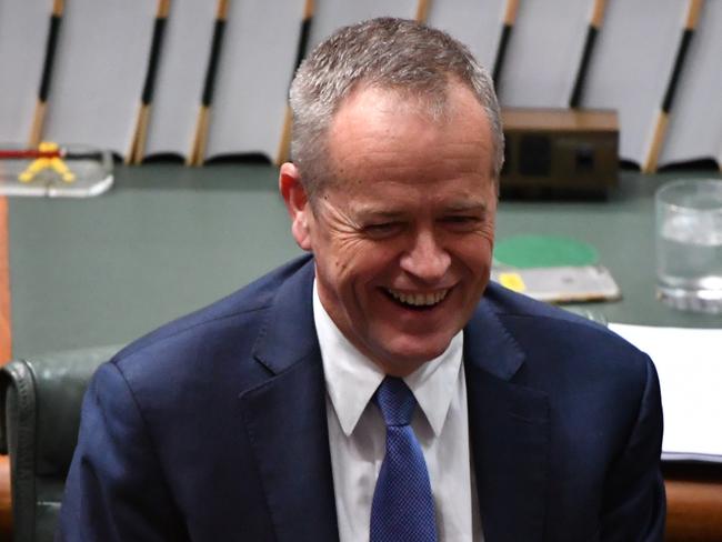 Leader of the Opposition Bill Shorten during Question Time in the House of Representatives at Parliament House in Canberra, Tuesday, May 29, 2018. (AAP Image/Mick Tsikas) NO ARCHIVING