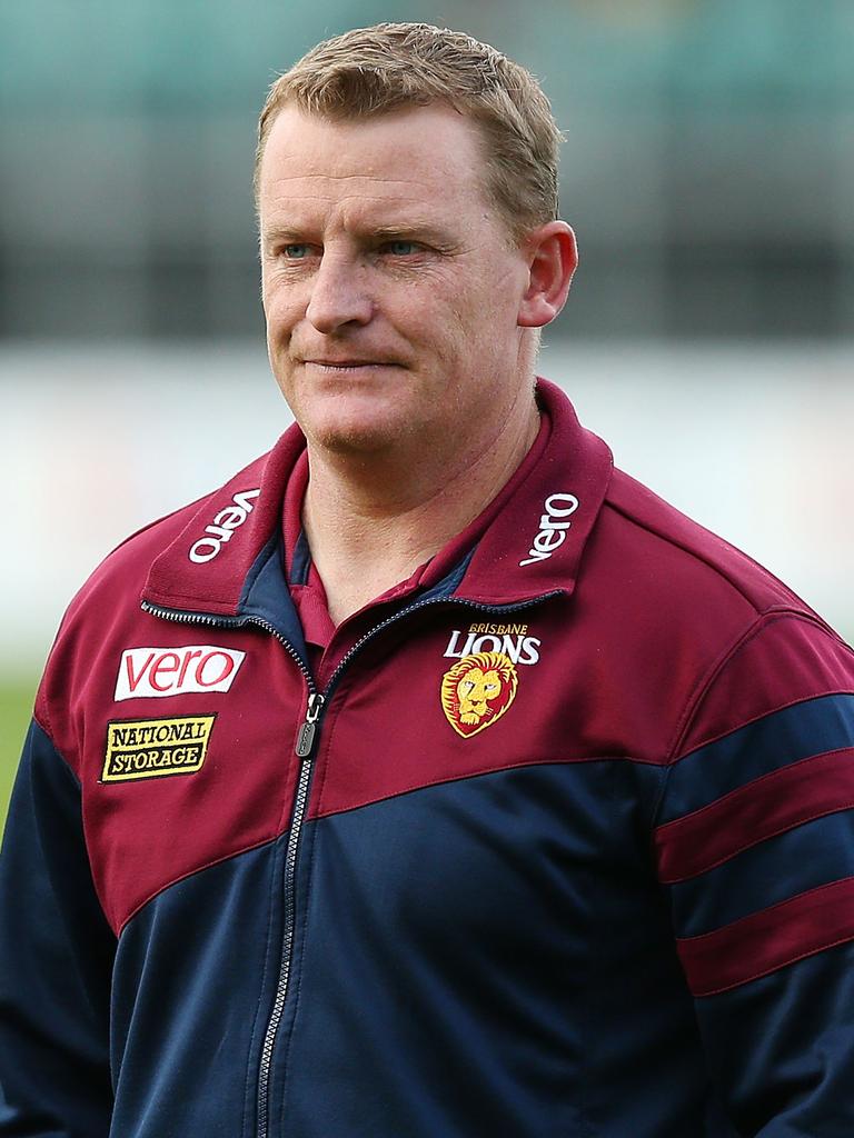 Michael Voss during his first stint as a senior coach. Picture: Michael Dodge/Getty Images