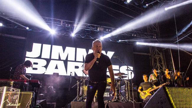 Jimmy Barnes on the Surfers Paradise LIVE Festival's main stage ... on the beachfront looking down Cavill Mall ... part of the local promotions. Picture: Surfersparadise.com