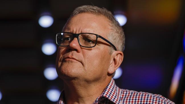 Scott Morrison is under mounting pressure to take action to repatriate Australians in India and build dedicated quarantine facilities. Picture: Sean Davey