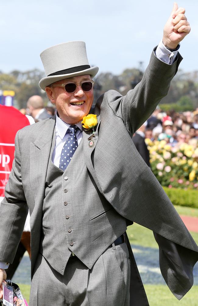 He’s done it again: Lloyd Williams soaks up another Cup win. Picture: Michael Klein