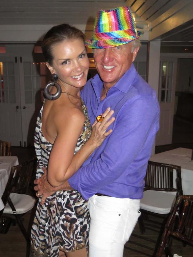 Greg Norman and wife Kristen. Picture: Supplied