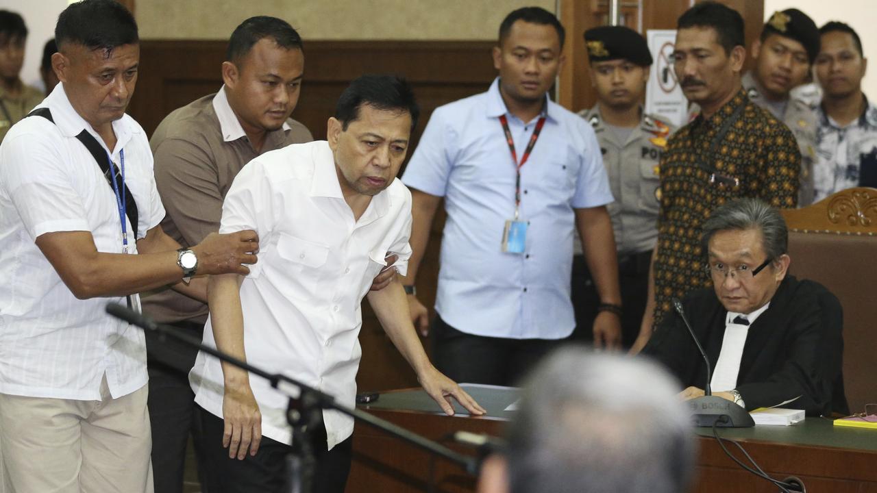 ‘sick’ Former Speaker Facing Life Over Indonesian Corruption Scandal 