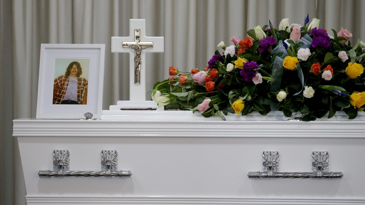 Shane Snellman’s mummified remains were buried by his family 15 years after he was shot dead and left to decompose inside a hoarder’s house. Picture: Hollie Adams/The Australian