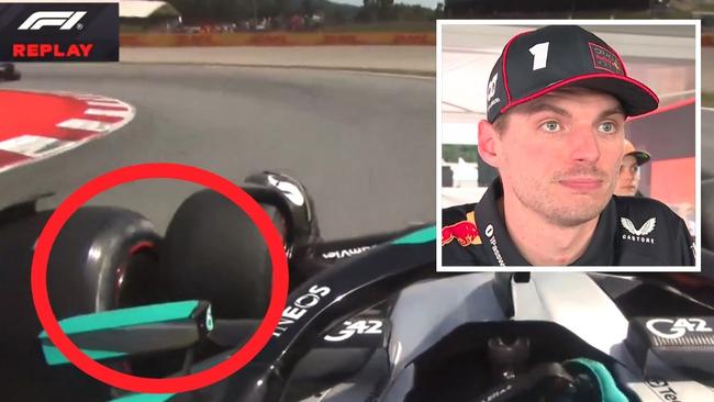 Max Verstappen lost his damn mind. Photo: F1 and YouTube.
