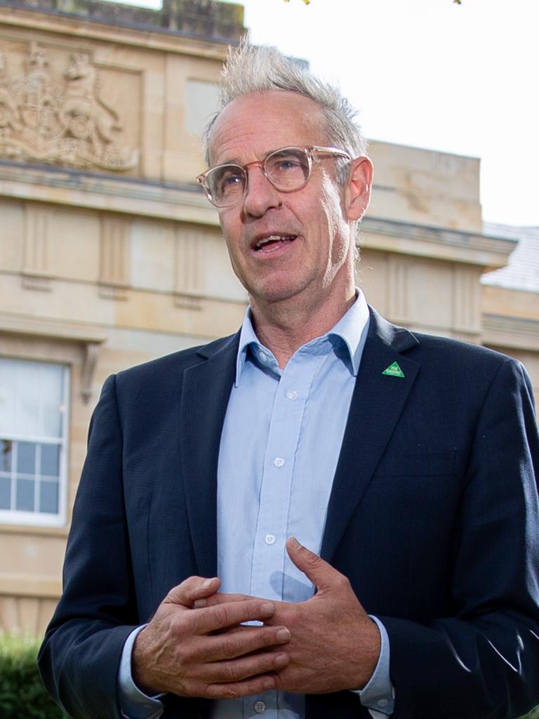Greens Senator Nick McKim says he will negotiate with Labor on the bill. Picture: Linda Higginson