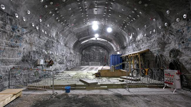 A look inside the Onkalo nuclear waste storage in Finland. Pic: Posiva Oy