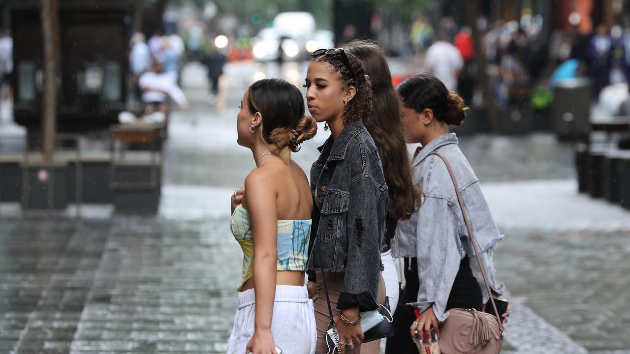 Shoppers in Sydney's Pitt Street Mall. Picture: NCA NewsWire / David Swift