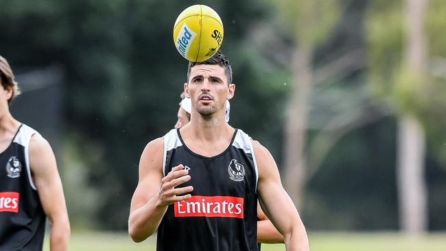 Collingwood’s Scott Pendlebury. Picture: Jake Nowakowski