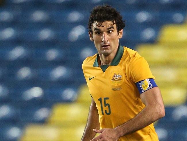 LONDON, ENGLAND - MARCH 05: Mile Jedinak of Australia during the International Friendly match between Australia and Ecuador at The Den on March 05, 2014 in London, England. (Photo by Charlie Crowhurst/Getty Images)