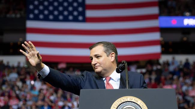 Ted Cruz: ‘God bless the President Donald Trump.’ AFP