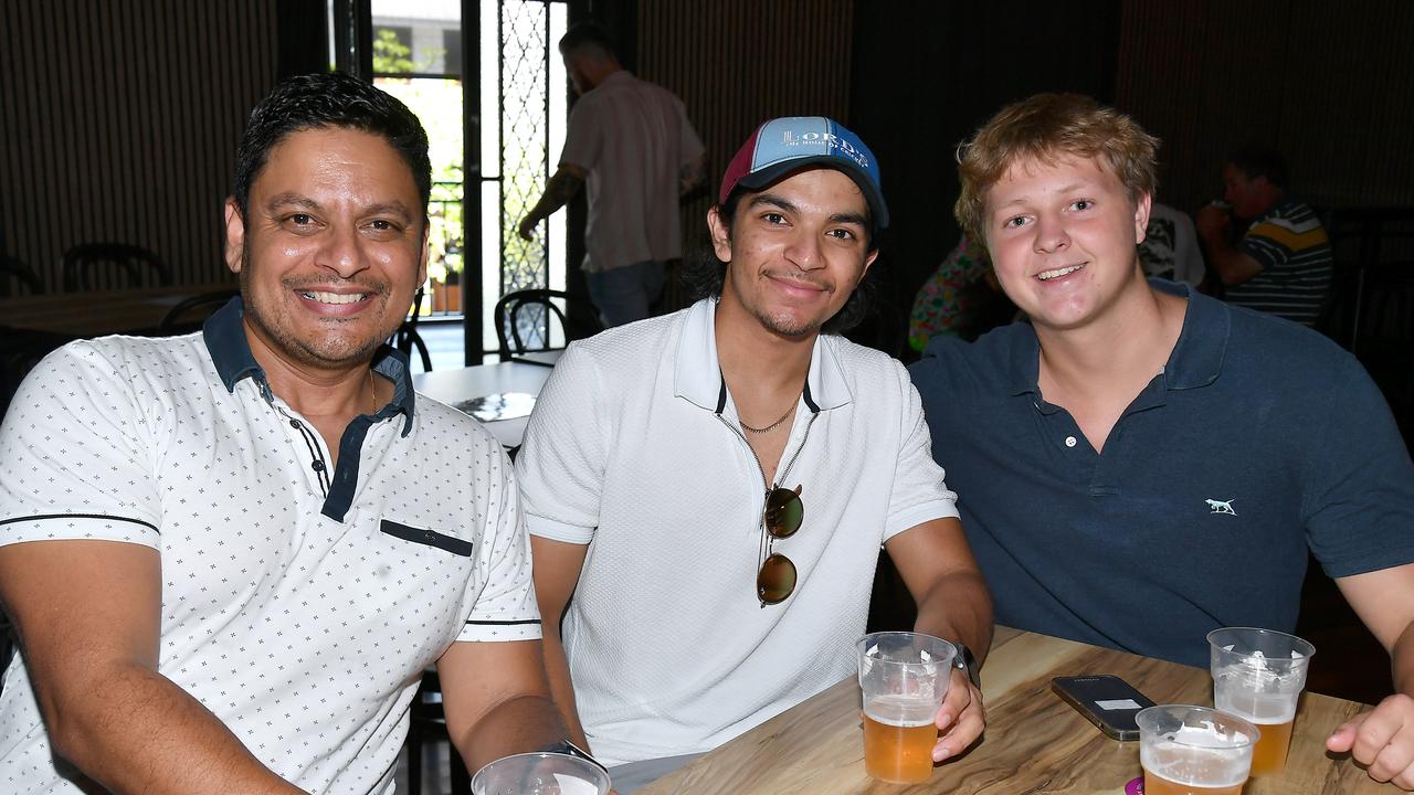 People at Easy Times Brewing ahead of day one of the Gabba Test vs. the West Indies. Thursday January 25, 2024. Picture, John Gass