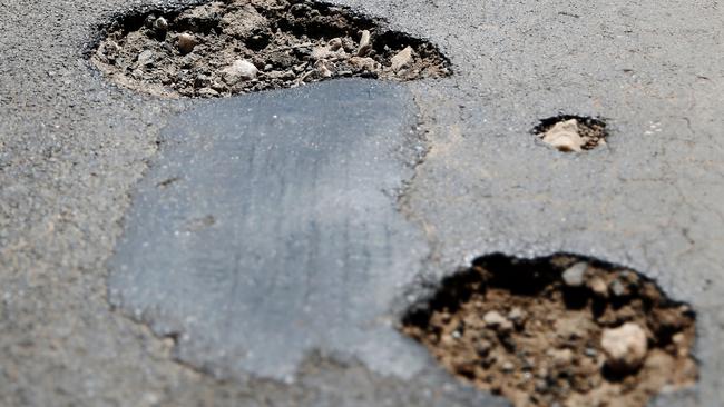 By 2025, 50 per cent of Victorian roads will be in very poor condition. Picture: Chloe Smith