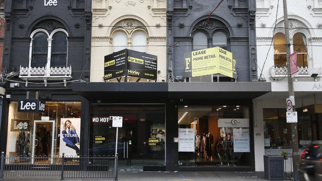 Chapel St businesses are letting customers know they’re still open for business, even if their stores are closed. Picture: David Caird