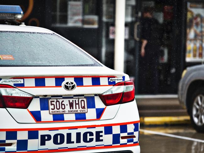 Police called to Celebrations, Douglas, after reports of an armed robbery. Police car generic