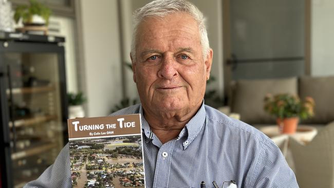 Rotary Club of Ballina-on-Richmond president Colin Lee OAM with his book Turning the Tide, which he worked on with journalist Christine McNeil. Picture: Supplied