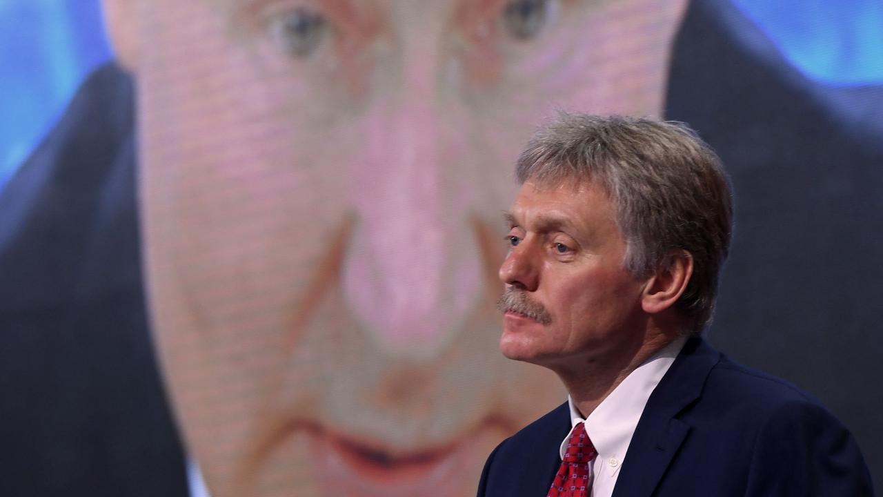 Kremlin spokesman Dmitry Peskov. Picture: Natalia Kolesnikova/AFP