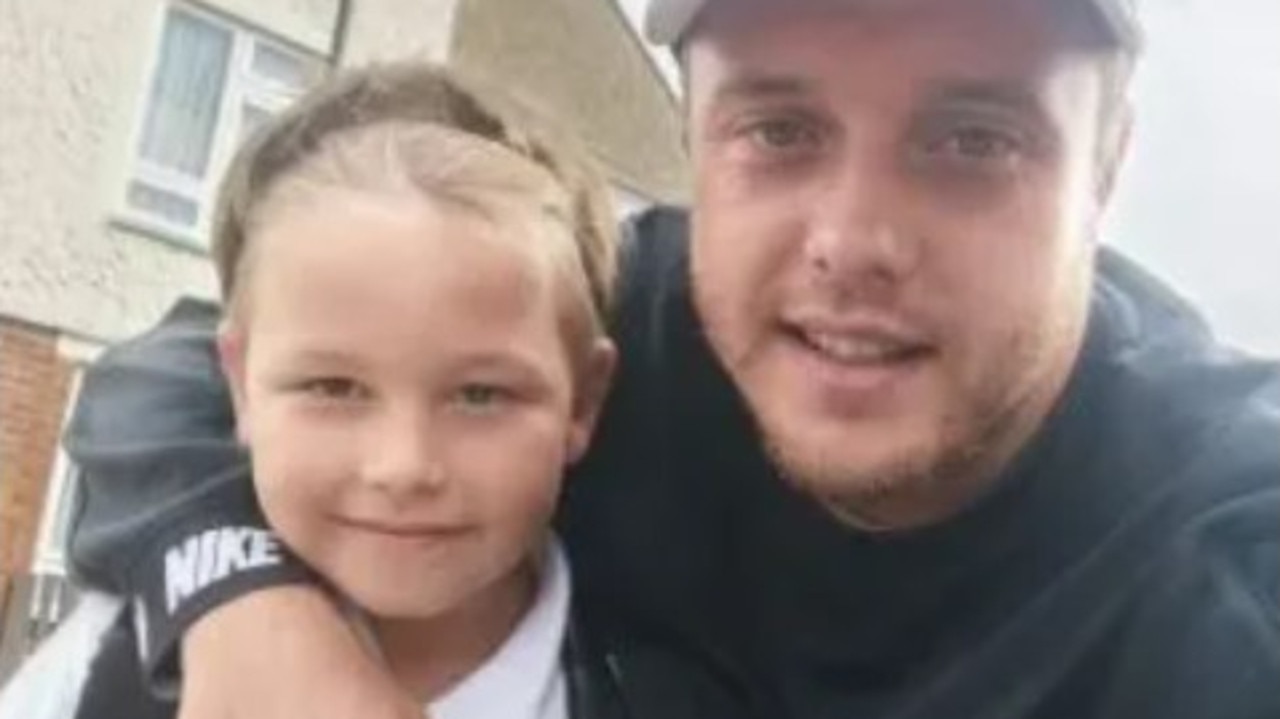 Little Ace and his uncle Joey. Picture: Supplied / The Sun