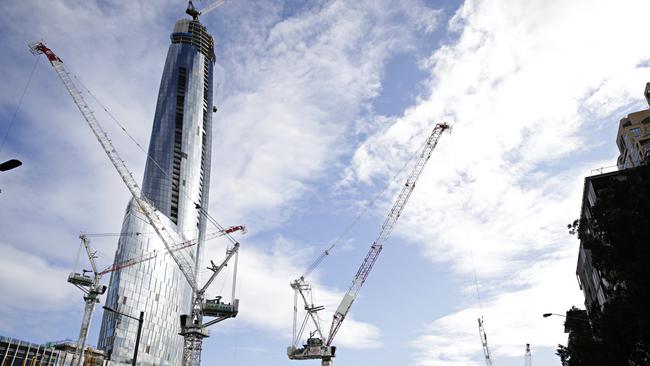 Crown Casino building in Barangaroo. Picture: Adam Yip.