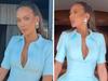 Tennis champ’s ex stuns in low-cut Cup dress