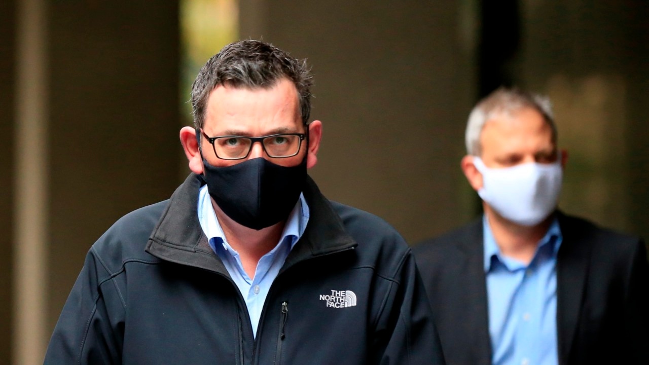 Mask mandate firmly in place as Andrews flags big changes for Victorian private sector 