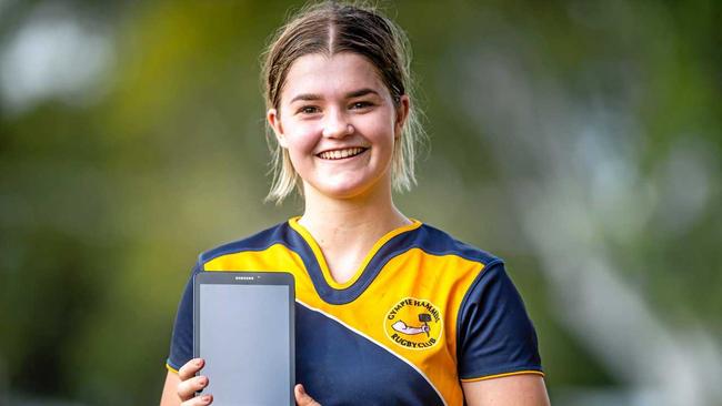 Caitlin Urwin Best and Fairest in the women. Picture: Leeroy Todd