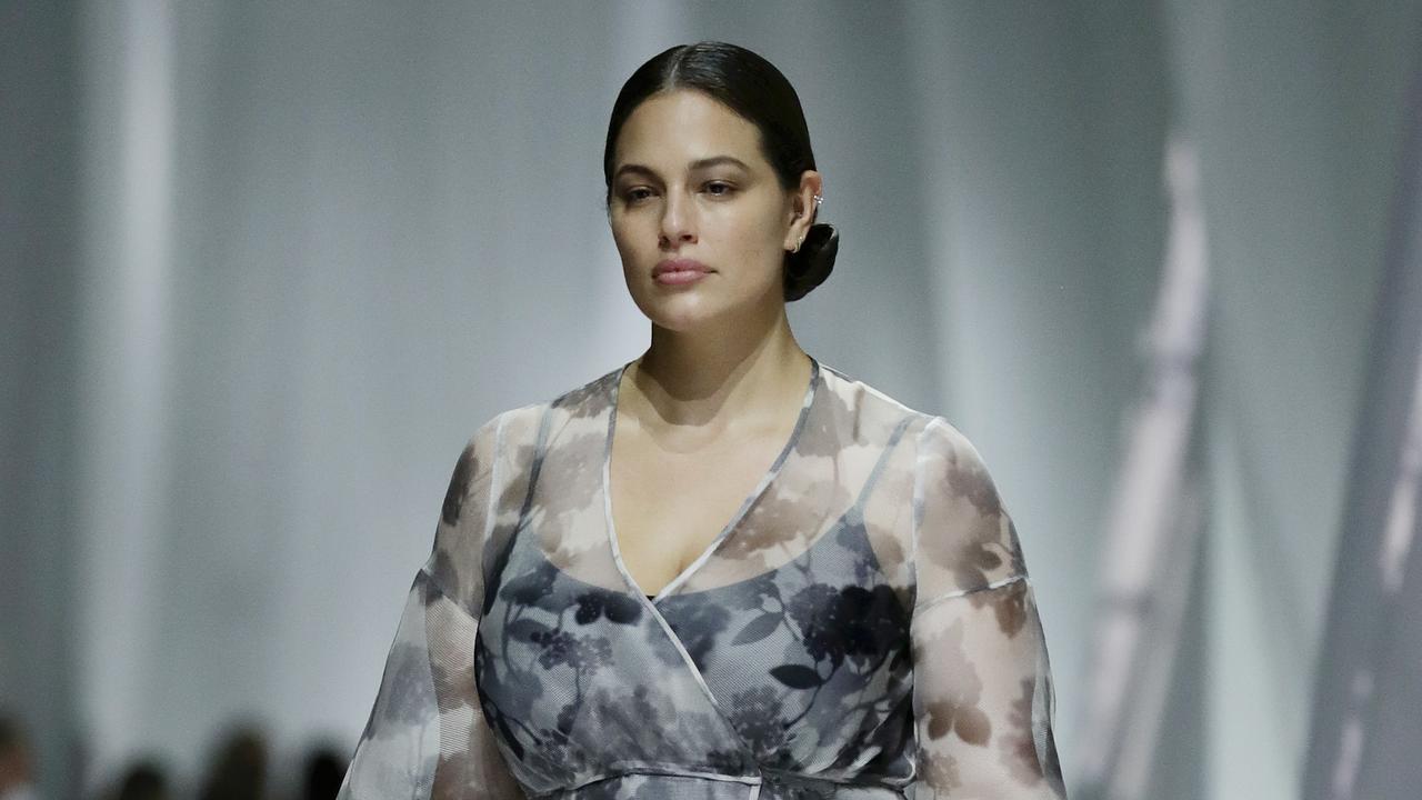 Ashley Graham walks the runway at the Fendi fashion show in Milan. Picture: Vittorio Zunino Celotto/Getty