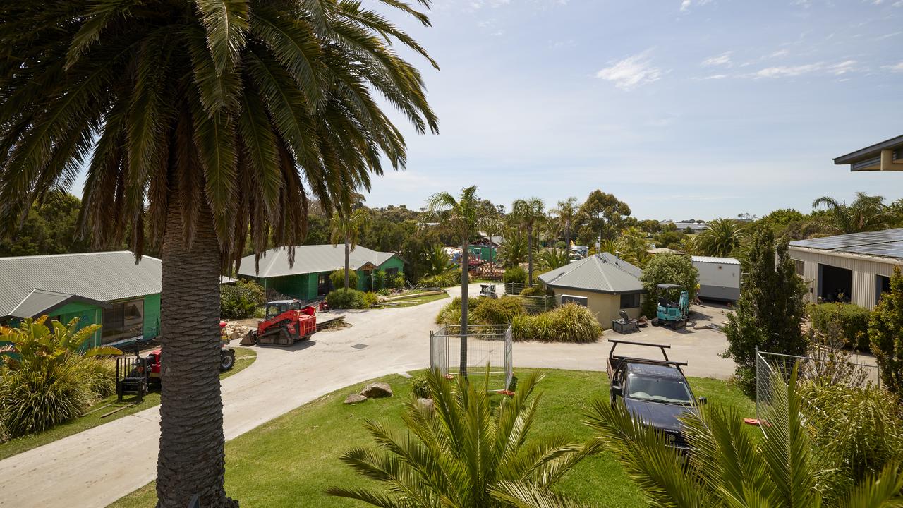 The site of this year's Block, an abandoned holiday resort in Phillip Island.