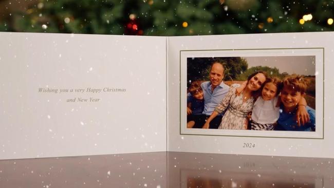 William and Kate's Christmas card for 2024.