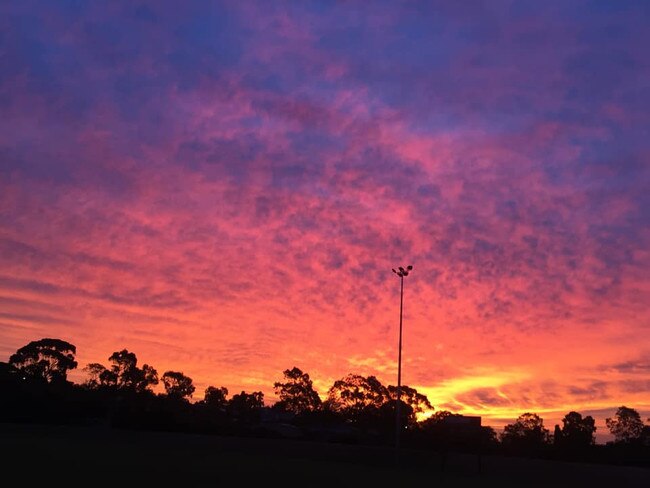 Sunset at Ingle Farm. Photo: Anne-Marie Hannaford.