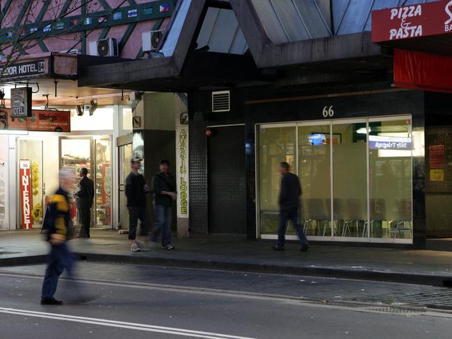 The injecting room in Kings Cross, Sydney.