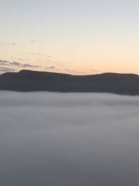 The view when the balloon was airbourne. Credit: ATSB