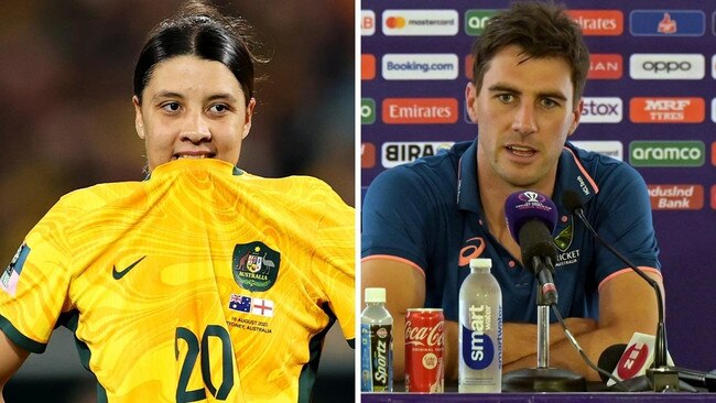 Sam Kerr and Pat Cummins.