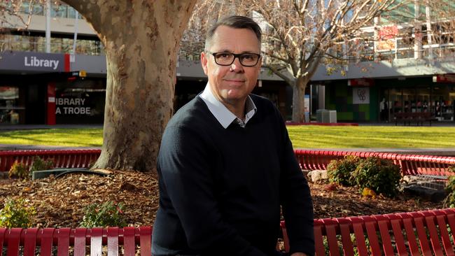 La Trobe University vice-chancellor Professor John Dewar. Picture: Stuart McEvoy