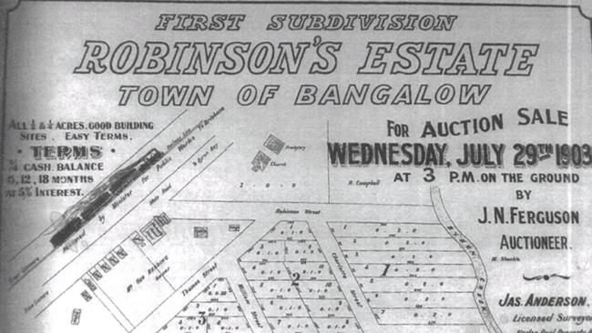 Plans for Bangalow's Robinson Subdivision.