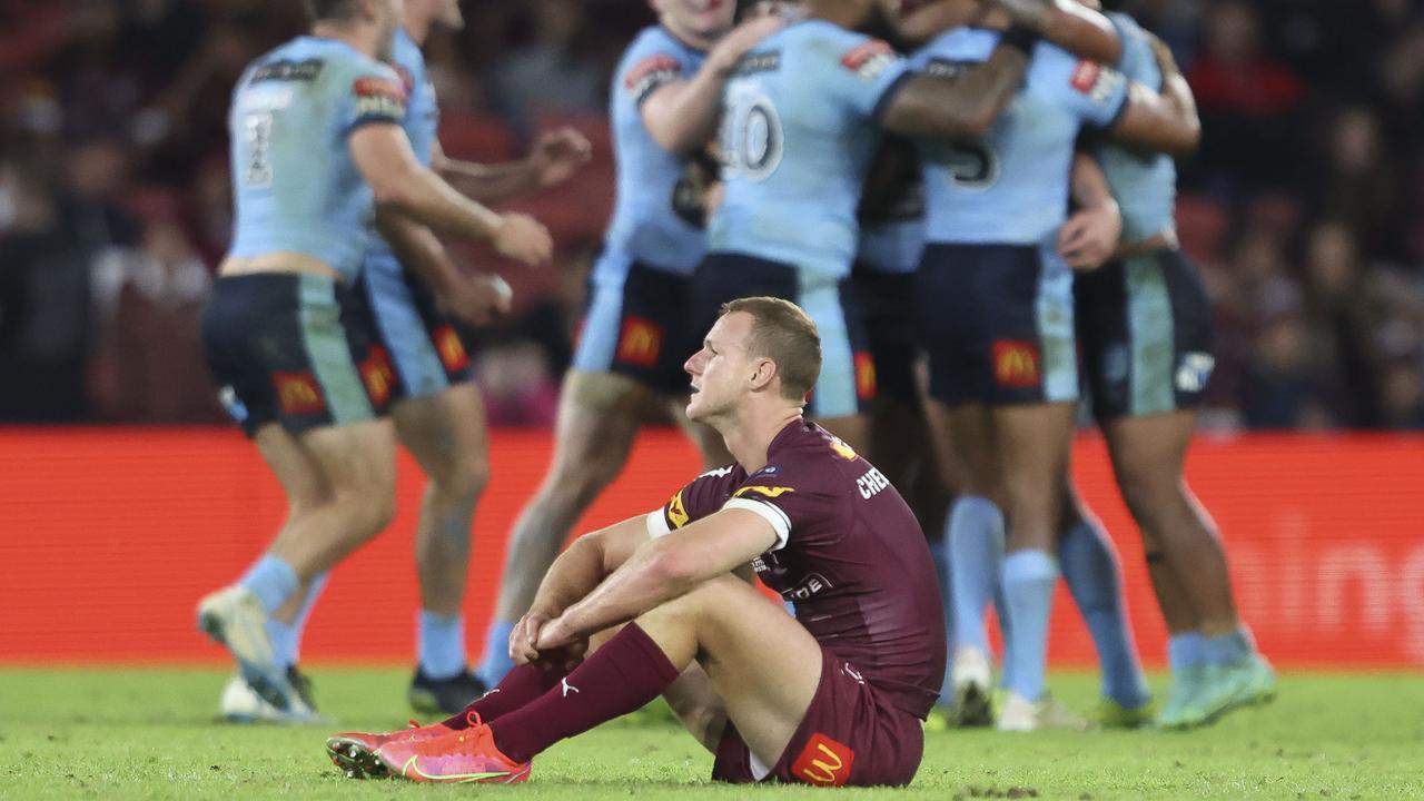 QLDÃ&#149;s Daly Cherry-Evans after the QLD loss. . Queensland vs New South Wales for game 2 of the State of Origin Series at Suncorp Stadium. Pic Peter Wallis