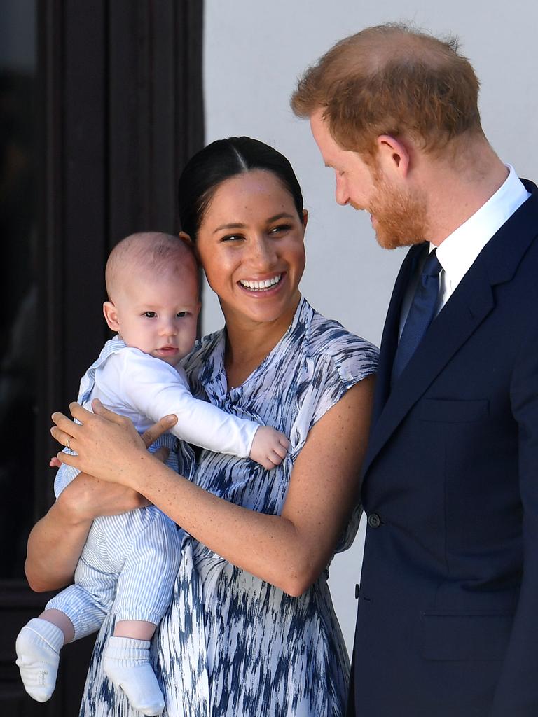 Meghan and Harry moved their family to the US last year. Picture: Toby Melville/Pool/Getty Images