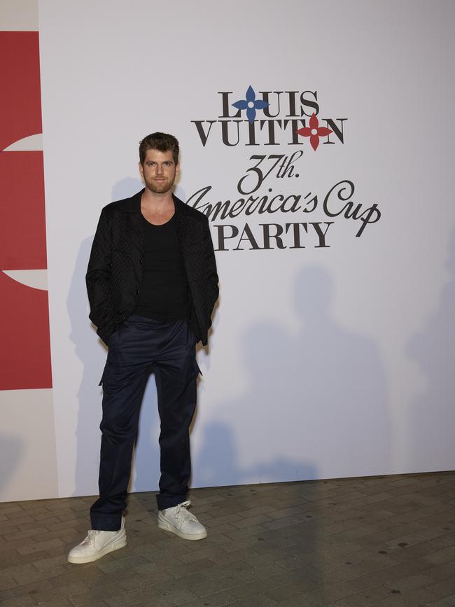 Spanish actor Miguel Bernardeau at the launch party for the Louis Vuitton America's Cup.